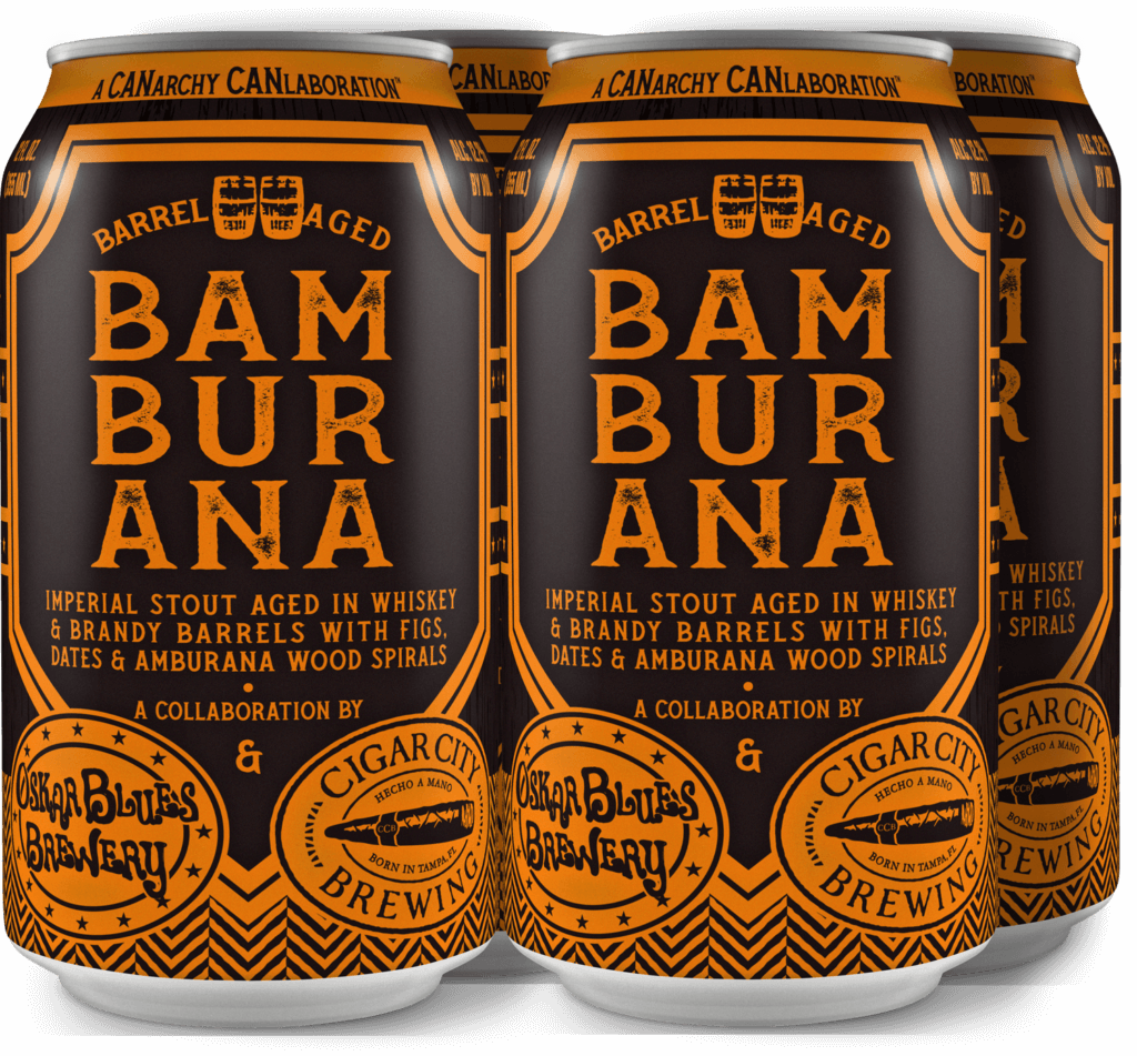 Oskar Blues Brewery And Cigar City Brewing Release Bamburana A Collaborative Double Barrel Aged Imperial Stout Oskar Blues